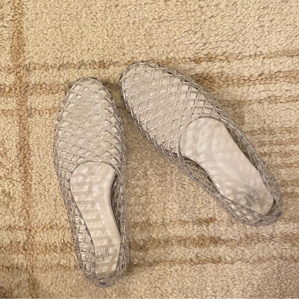 Women's Clear Gap Jelly Flats